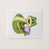 Puzzle Snake with Cup (Horizontal)
