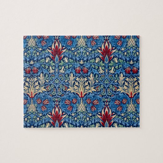 Puzzle Snakeshead, Fond d'écran de fleurs de William Morr (Horizontal)