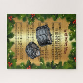 Puzzle Snare Drums ~ "Nous Vous Souhaitons Un Joyeux Noël (Horizontal)