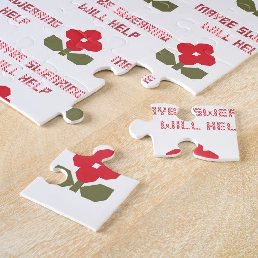 Puzzle Snarky Rude Cross Stitch Funny Irrévérent humour (Côté)