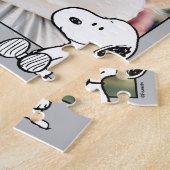 Puzzle Snoopy on Black White Comics | Ajouter votre photo (Côté)