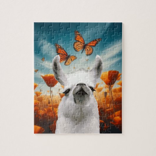 Puzzle Snooty Snobby Llama personnalisé (Vertical)
