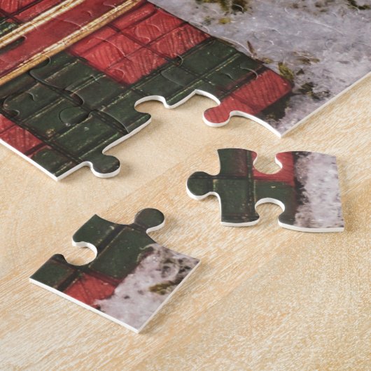 Puzzle Snow globe with cute Bear (Côté)