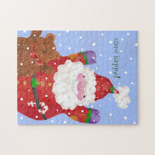 Puzzle Snow Happy (Horizontal)