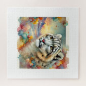 Puzzle Snow Leopard Irbis 200824AREF143 - Watercolor (Horizontal)