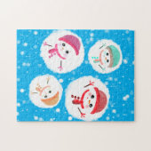 Puzzle Snowball et Snowman Blue (Horizontal)