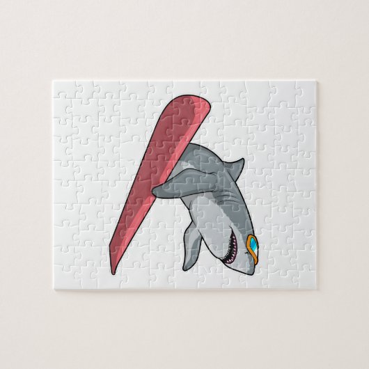 Puzzle Snowboard requin (Horizontal)