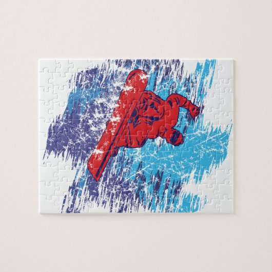 Puzzle Snowboardeur cool (Horizontal)