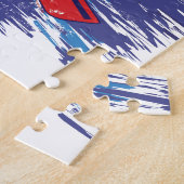 Puzzle Snowboardeur cool (Côté)