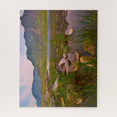 Puzzle Snowdonia au Pays de Galles. (Vertical)