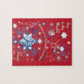 Puzzle Snowflake (Horizontal)