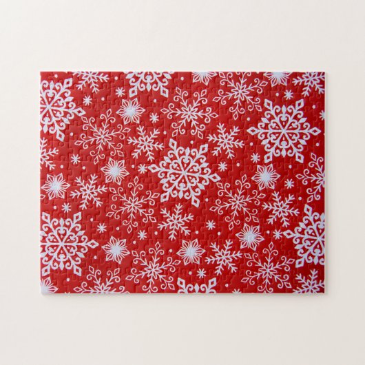 Puzzle Snowflakes (Horizontal)