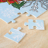 Puzzle Snowflakes Poinsettia (Côté)