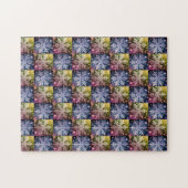 Puzzle Snowflakes Winter Night / 1974 / Sangria Basic (Horizontal)