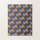 Puzzle Snowflakes Winter Night / 1974 / Sangria Basic (Vertical)