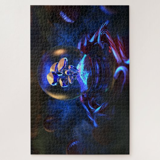 Puzzle Snowglobe (fluorescence) (Vertical)
