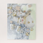 Puzzle Snowman (Vertical)
