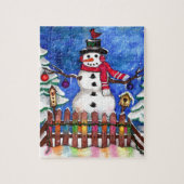 Puzzle Snowman (Vertical)