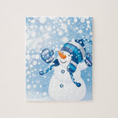 Puzzle Snowman (Vertical)