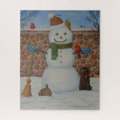 Puzzle Snowman (Vertical)