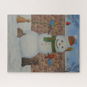 Puzzle Snowman (Horizontal)