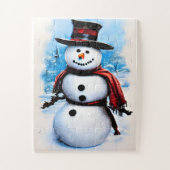 Puzzle Snowman (Vertical)