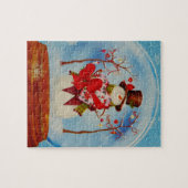 Puzzle Snowman dans le monde des neiges (Horizontal)