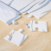 Puzzle Snowman Maman Enfant Pleurant Art Whimsical (Côté)