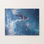 Puzzle Snowman Winter Wonderland (Horizontal)