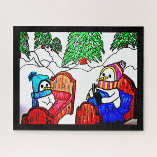 PUZZLE SNOWMANS BEDTIME STORY
