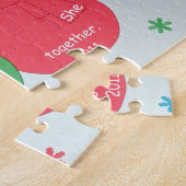 Puzzle Snowmen : Notre premier Noël Ensemble 2011 (Côté)