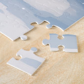 Puzzle Snowy Bridge Boykin Spaniel Christmas Art (Côté)