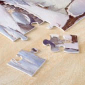 Puzzle Snowy Bridge Watercolor Landscape (Côté)