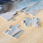 Puzzle Snowy Bridge Watercolor Landscape (Côté)