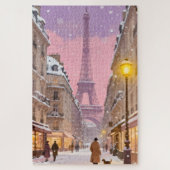 Puzzle Snowy Paris Dreams Winter City (Vertical)