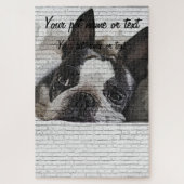 Puzzle So Cute Boston Terrier Dog (Vertical)