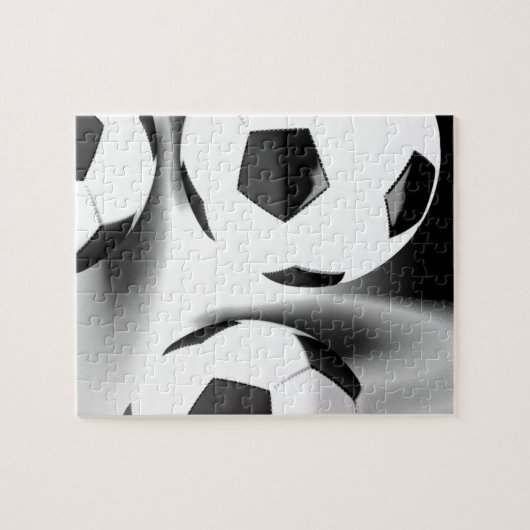 Puzzle Soccer Balls (Horizontal)