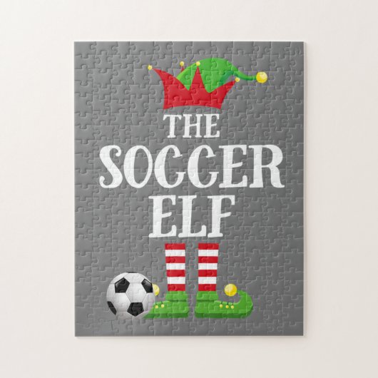 Puzzle Soccer Elf Famille Correspondant Groupe de Noël El (Vertical)