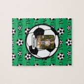 Puzzle Soccer photo personnalisé (Horizontal)