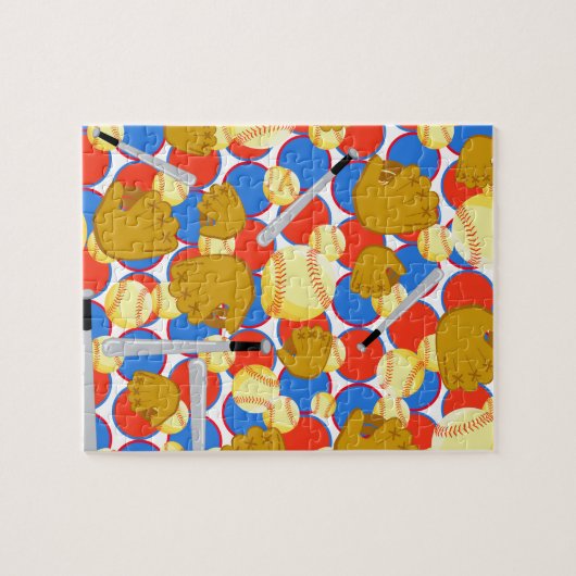 Puzzle Softball divertissant (Horizontal)