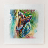 Puzzle Softshell Turtle 221024AREF149 - Watercolor (Horizontal)