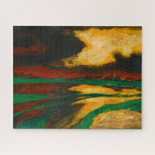 Puzzle Soir d'automne | Emil Nolde | (Horizontal)