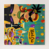 Puzzle Soirée Cocktail Rétro 50 Mardi Gras (Horizontal)