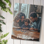Puzzle Soirée de famille Cadeau photo personnalisé<br><div class="desc">Cette conception peut être personnalisée dans la zone fournie en modifiant la photo et/ou le texte. Vous pouvez également le customiser en cliquant sur Personnaliser ce Modèle, puis en choisissant l'option cliquer pour customiser et supprimer ou modifier la couleur de l'arrière - plan, ajouter du texte, modifier la couleur ou...</div>