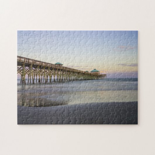 Puzzle Soirée De Paix Sur Folly Beach (Horizontal)