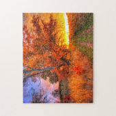 Puzzle Soirée Sunset Wisconsin. (Vertical)