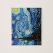 Puzzle Soirée Van Gogh Starry. Impressionnisme art vintag (Vertical)