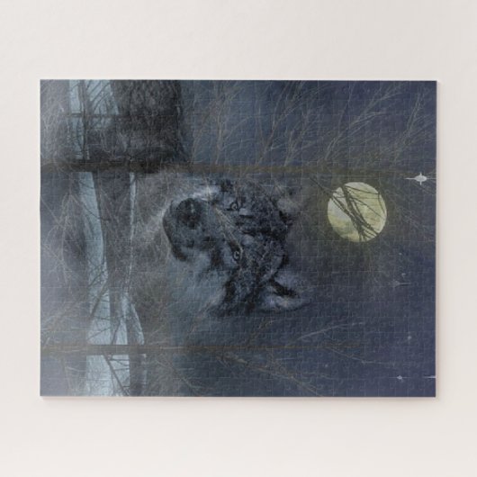 Puzzle Soirée Wolf Spirit Moon (Horizontal)