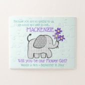 Puzzle Sois ma question fille de fleurs (Horizontal)