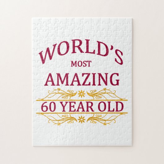 Puzzle soixantième. Anniversaire (Vertical)